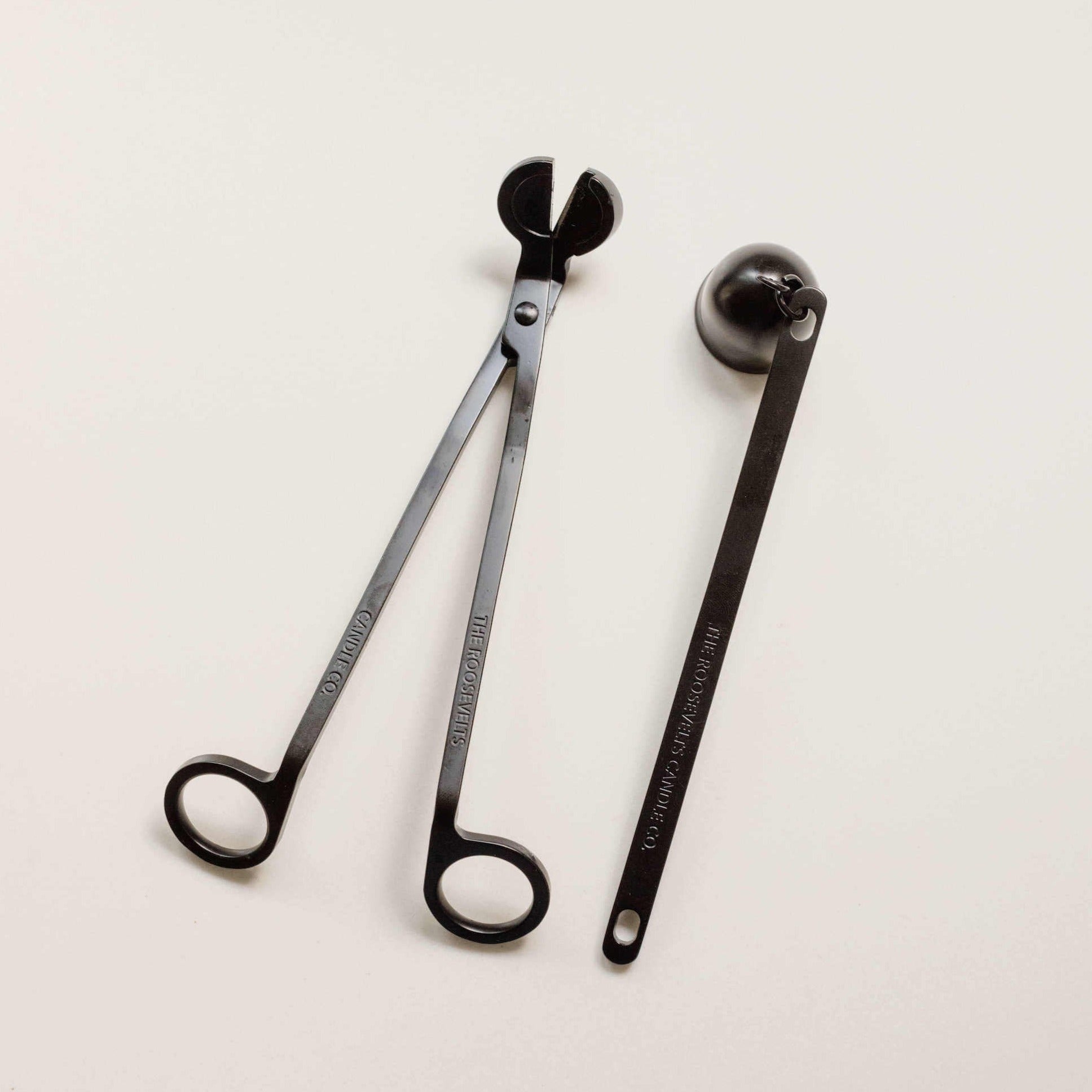 Matte Black Candle Snuffer - The Roosevelts Candle Co.